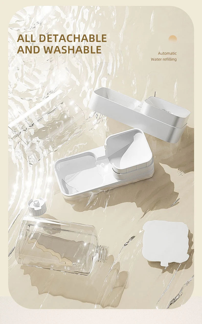 Automatic Pet Food Dispenser – Transparent Storage Bowl