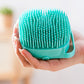 Silicone Pet Bathing Brush – Soft Massager & Cleaning Grooming Tool