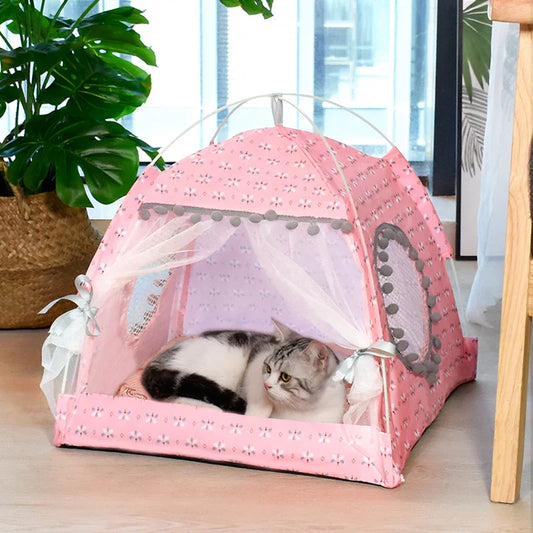 Cat Flower Tent