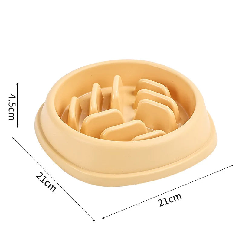 Anti-Choking Slow Feeder Bowl – Large & Non-Slip