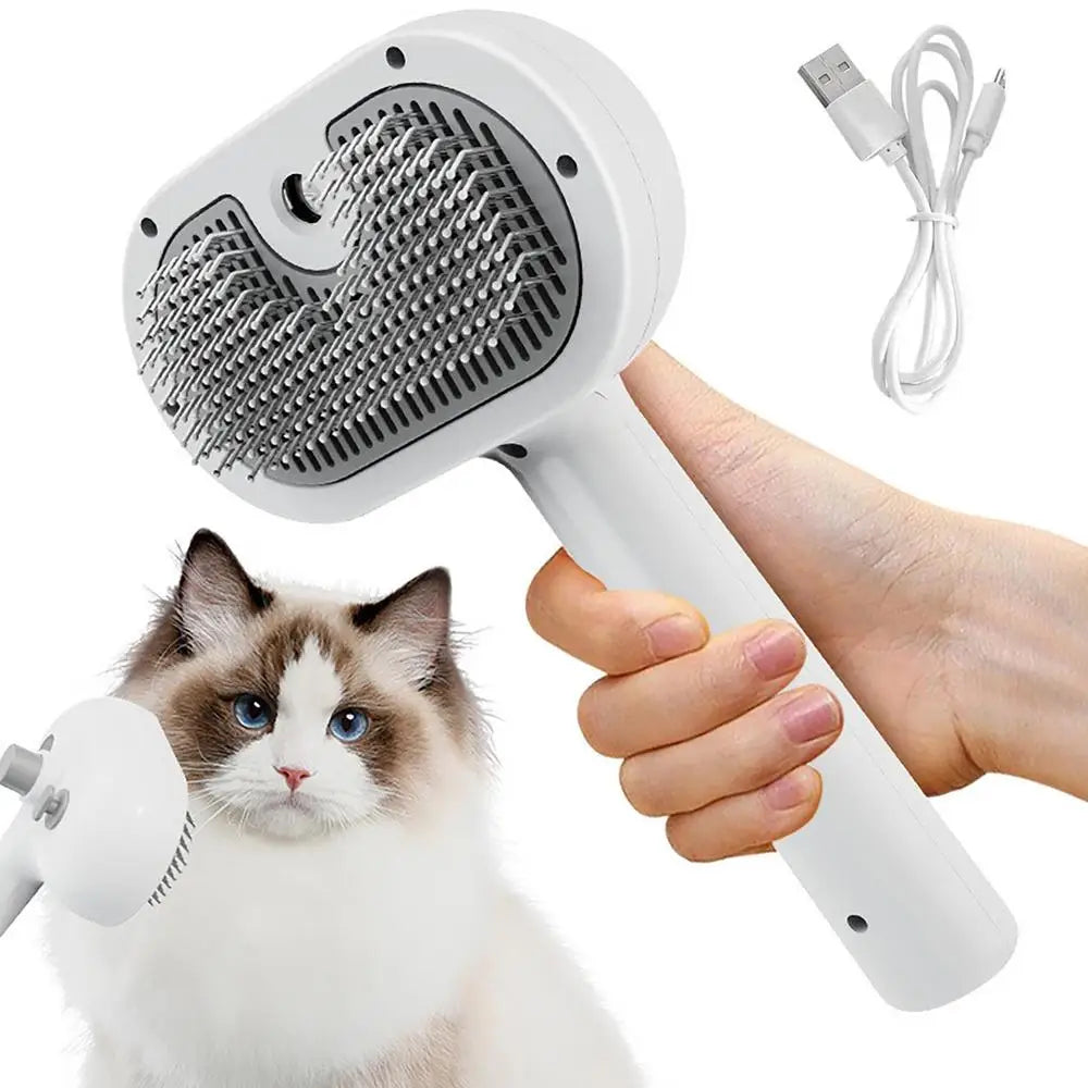 Self-Cleaning Pet Hair Remover Brush – For Dogs & Cats
