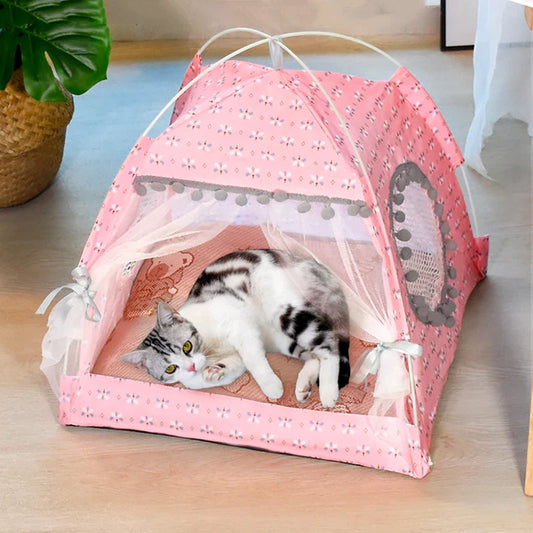 Cat Flower Tent