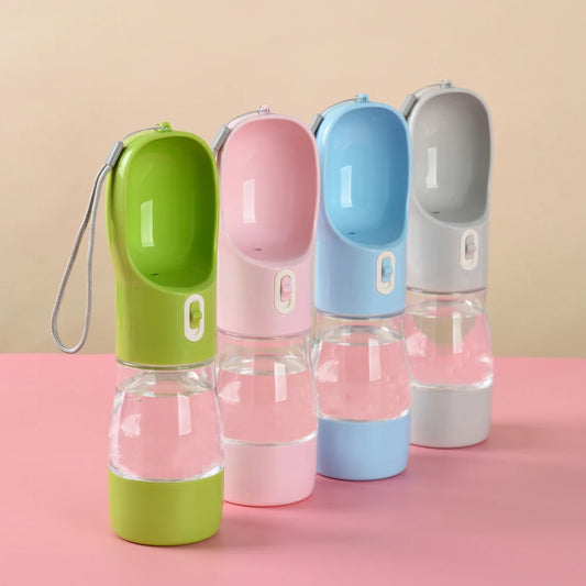 2-in-1 Portable Dog Water & Food Dispenser – Outdoor Use