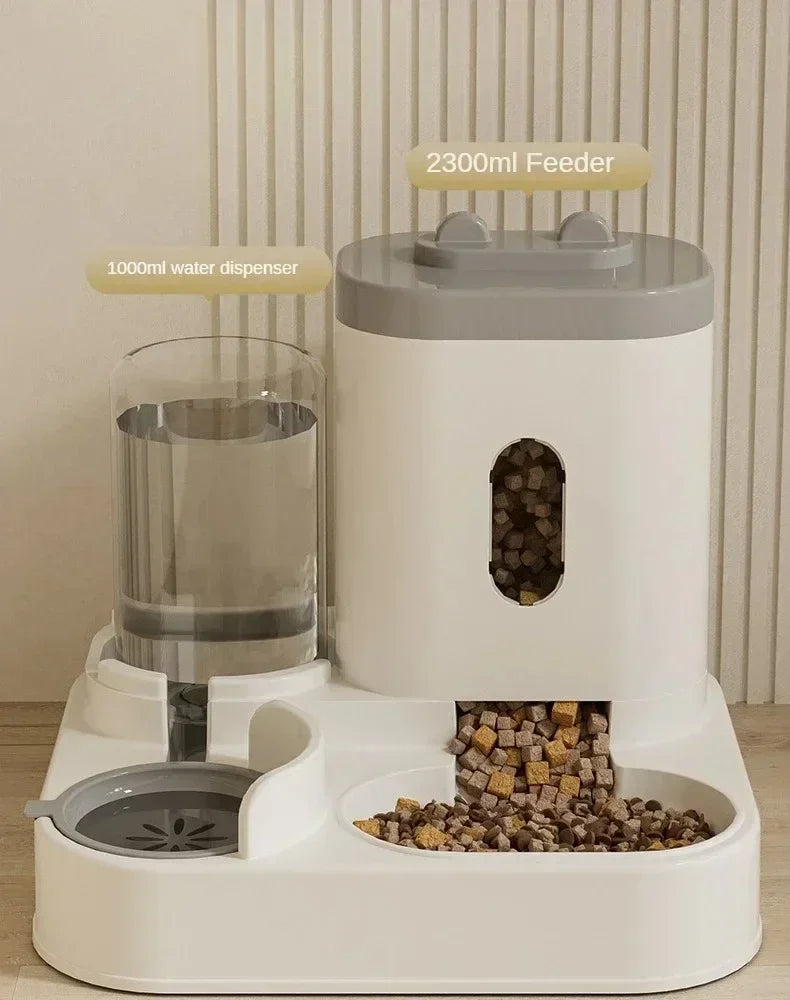Automatic Pet Feeder & Water Fountain – Large Capacity Storage