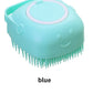 Silicone Pet Bathing Brush – Soft Massager & Cleaning Grooming Tool