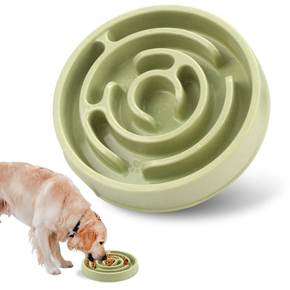 Anti-Gulping Dog Bowl – Slow Feeder & Non-Slip Design