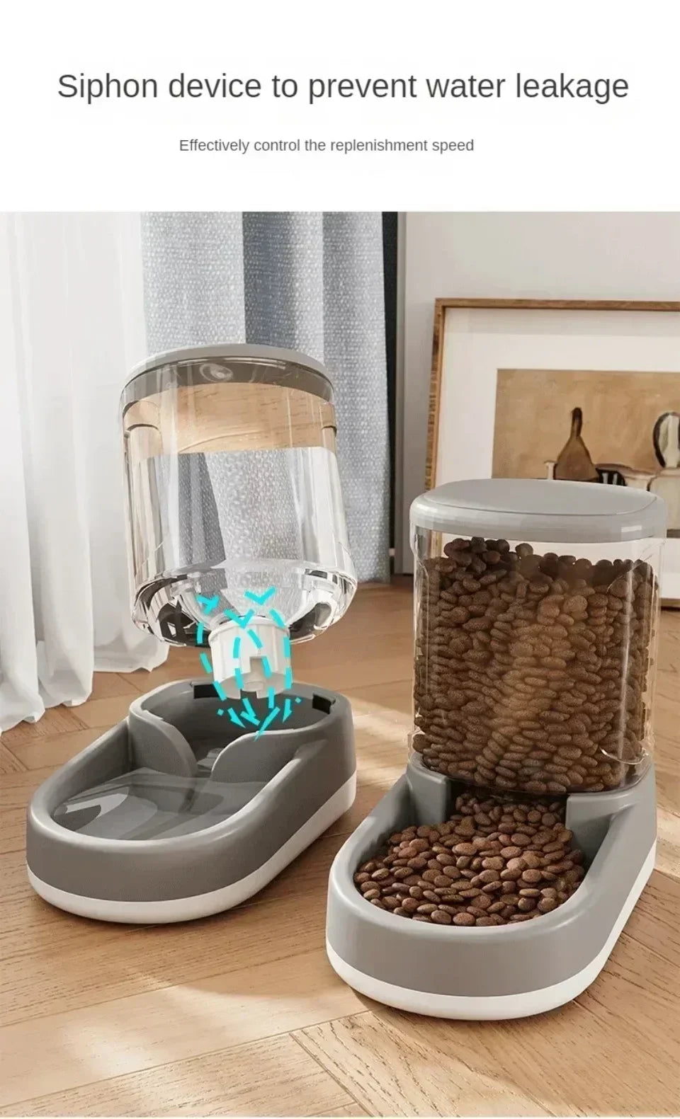 Automatic Pet Feeder & Water Dispenser – Food Bowl for Cats & Dog
