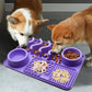 3-in-1 Slow Feeder Dog Bowl – Licking Mat for Anxiety Relief