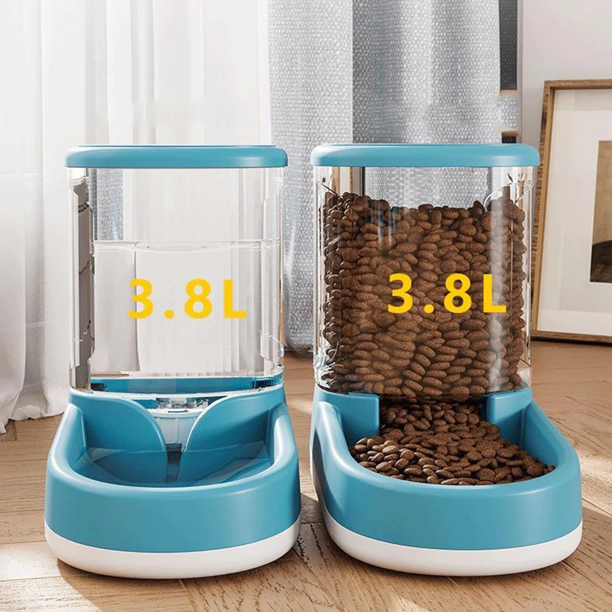 Automatic Pet Feeder & Water Dispenser – Food Bowl for Cats & Dog