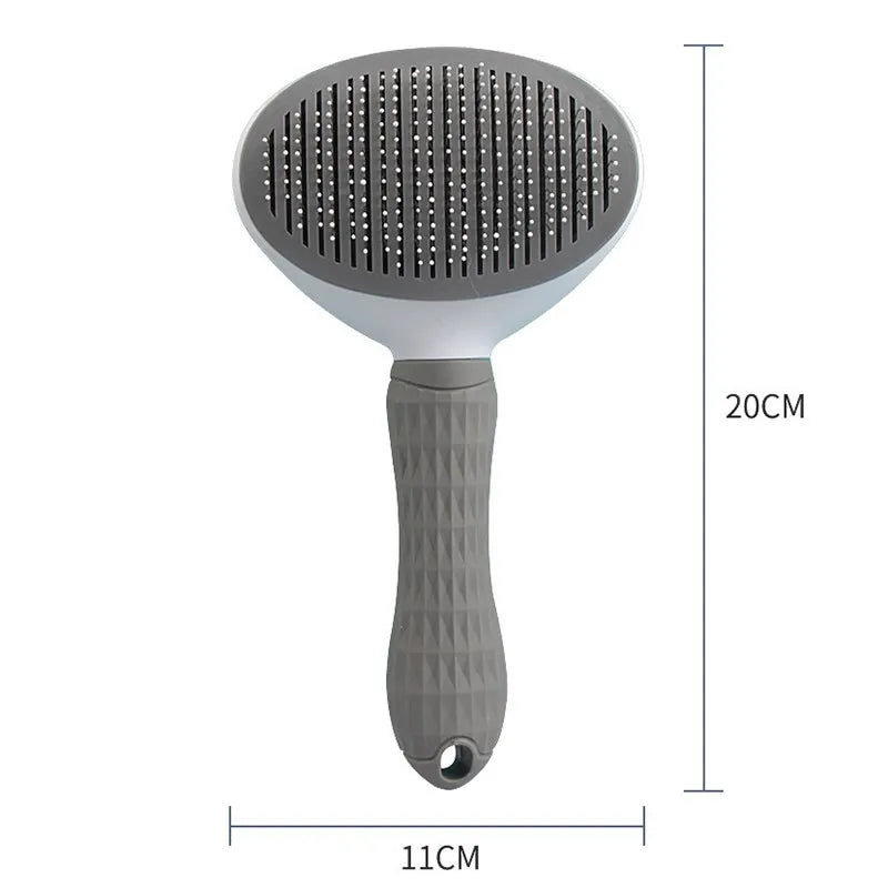 Pet Hair Brush – Grooming Comb for Dogs & Cats, Fur Remover Tool