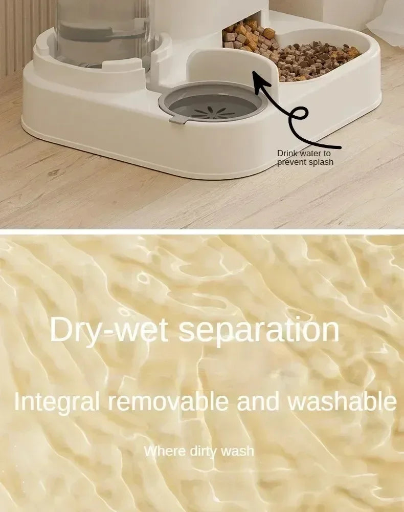 Automatic Pet Feeder & Water Fountain – Large Capacity Storage