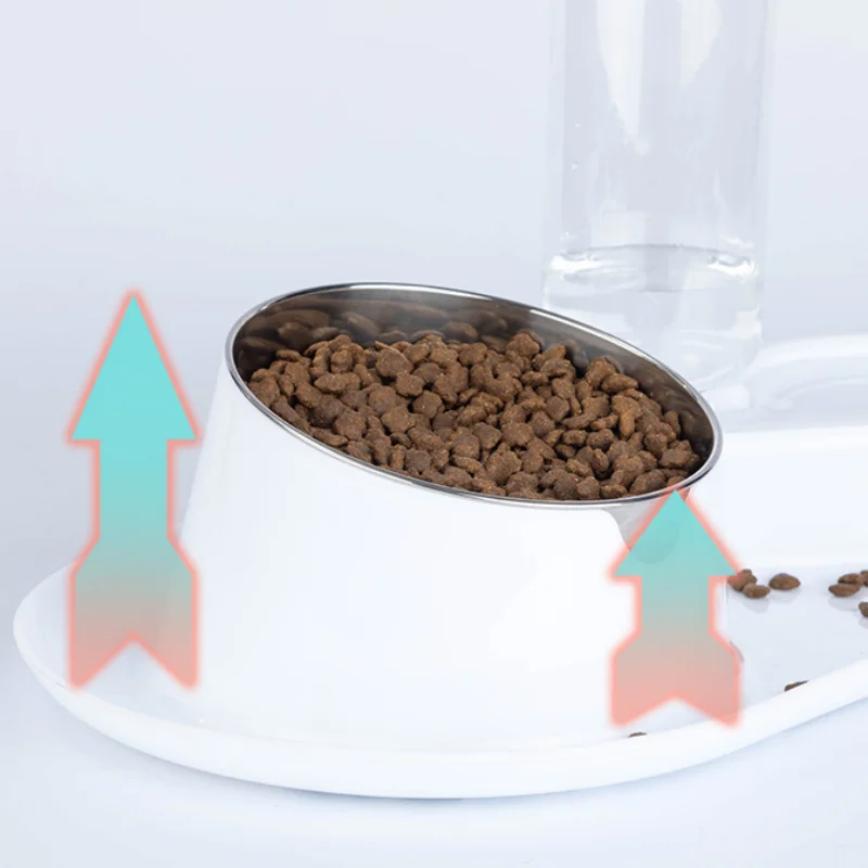 2-in-1 Pet Feeder & Water Dispenser – For Cats & Dogs