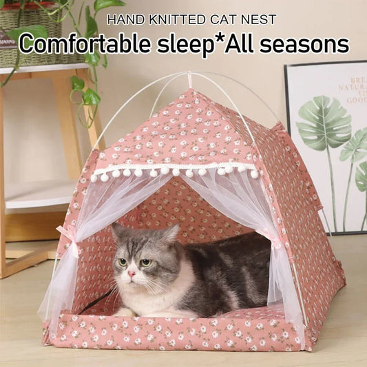 Foldable Pet Tent House