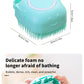 Silicone Pet Bathing Brush – Soft Massager & Cleaning Grooming Tool