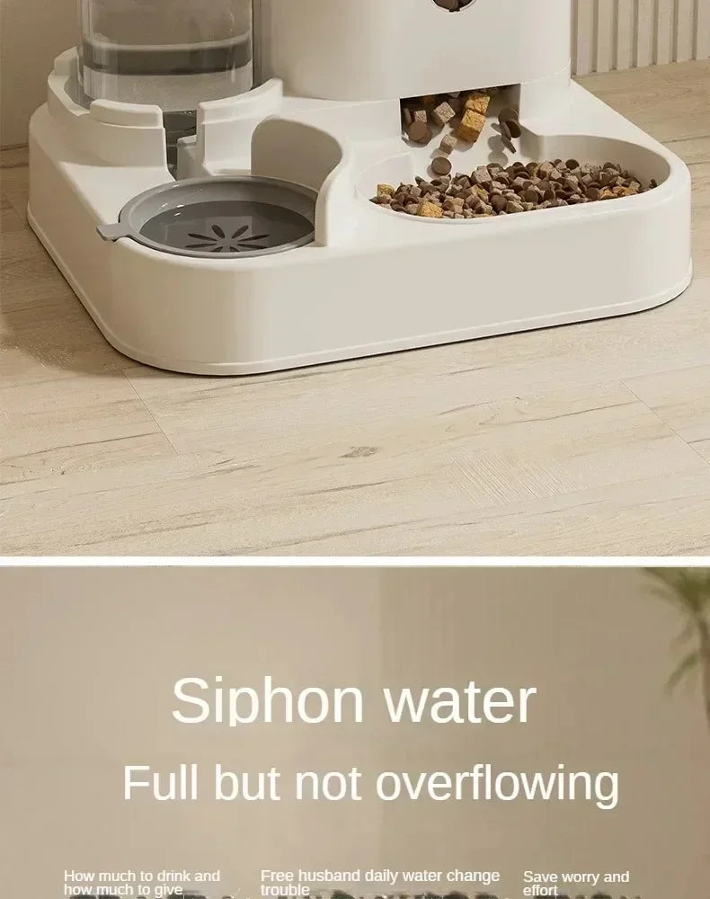 Automatic Pet Feeder & Water Fountain – Large Capacity Storage