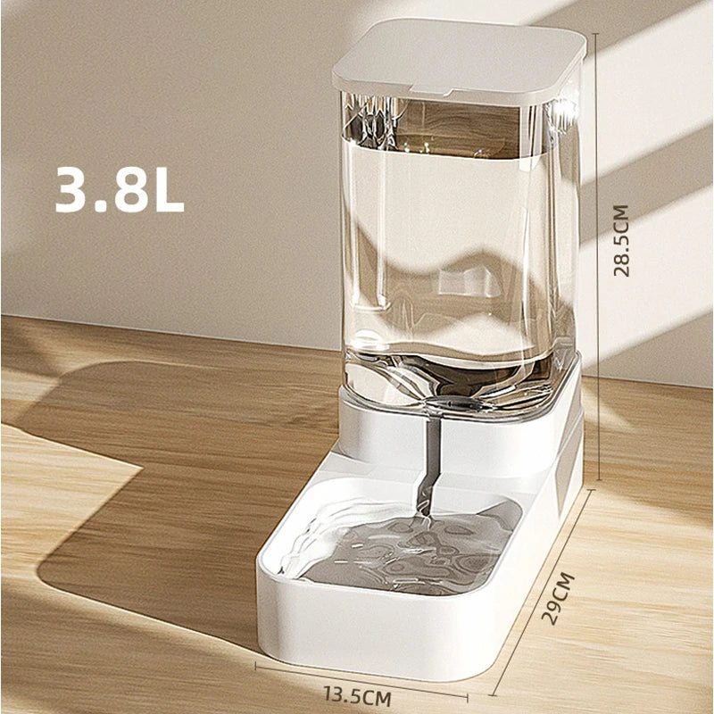 Automatic Pet Food Dispenser – Transparent Storage Bowl