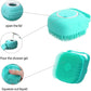 Silicone Pet Bathing Brush – Soft Massager & Cleaning Grooming Tool