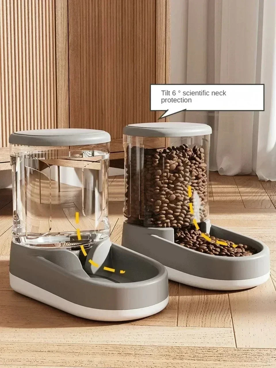 Automatic Pet Feeder & Water Dispenser – Food Bowl for Cats & Dog