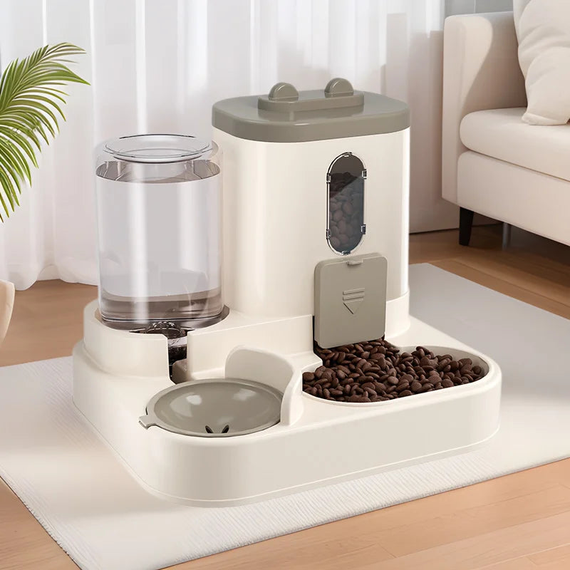 Automatic Pet Feeder & Water Fountain – Large Capacity for Cats & Dogs