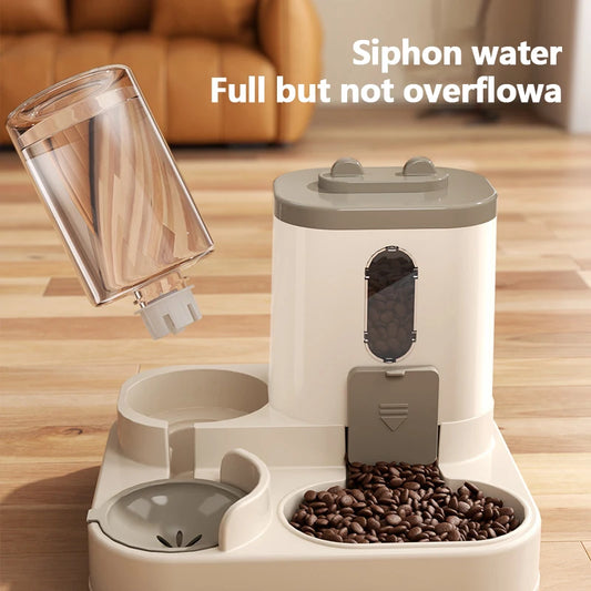 Automatic Pet Feeder & Water Fountain – Large Capacity for Cats & Dogs