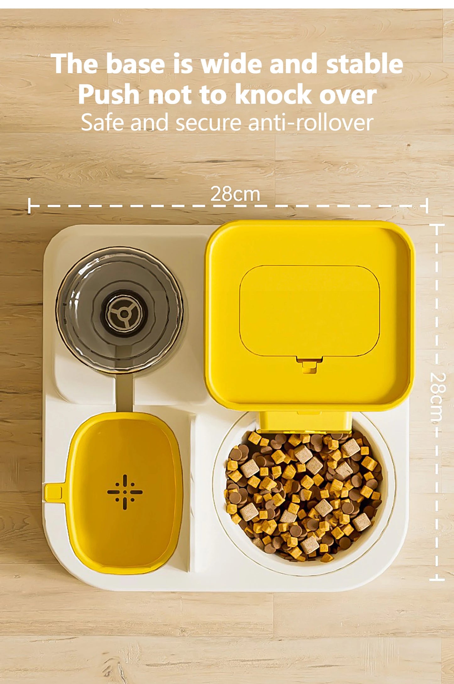 Automatic Pet Feeder & Water Fountain – Large Capacity for Cats & Dogs