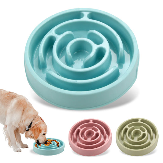 Anti-Gulping Dog Bowl – Slow Feeder & Non-Slip Design