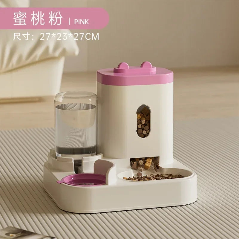 Automatic Pet Feeder & Water Fountain – Large Capacity Storage