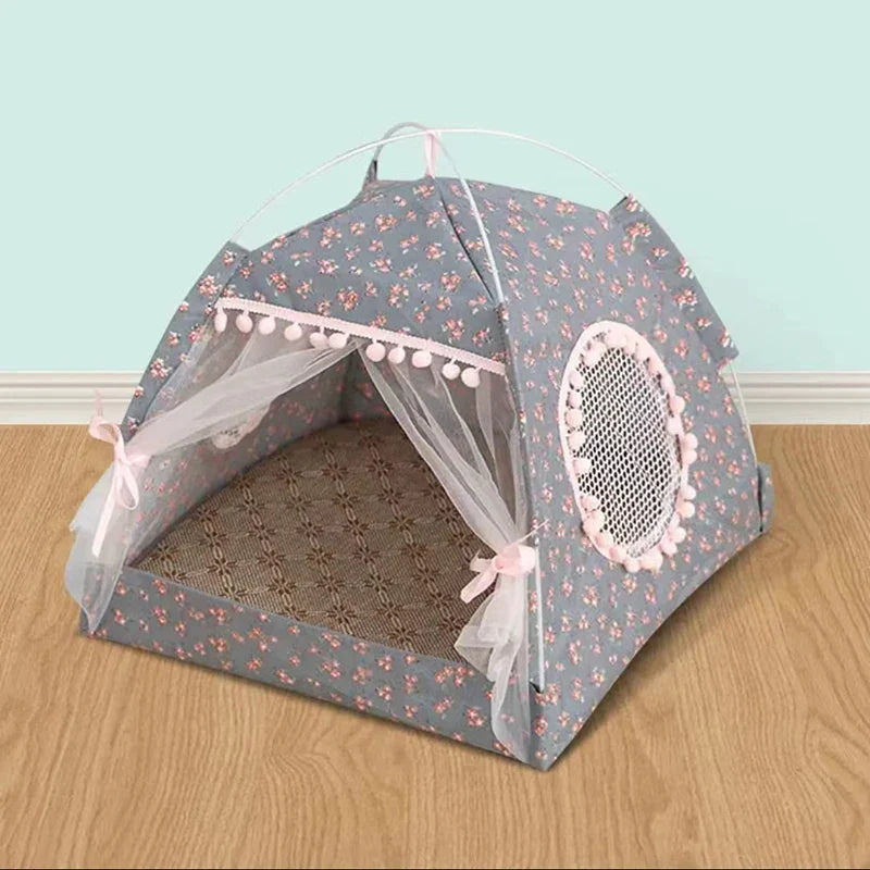 Cat Flower Tent