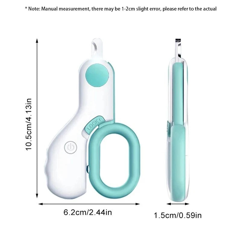 LED Pet Nail Clipper – Safe & Easy Trimming for Cats & Dogs
