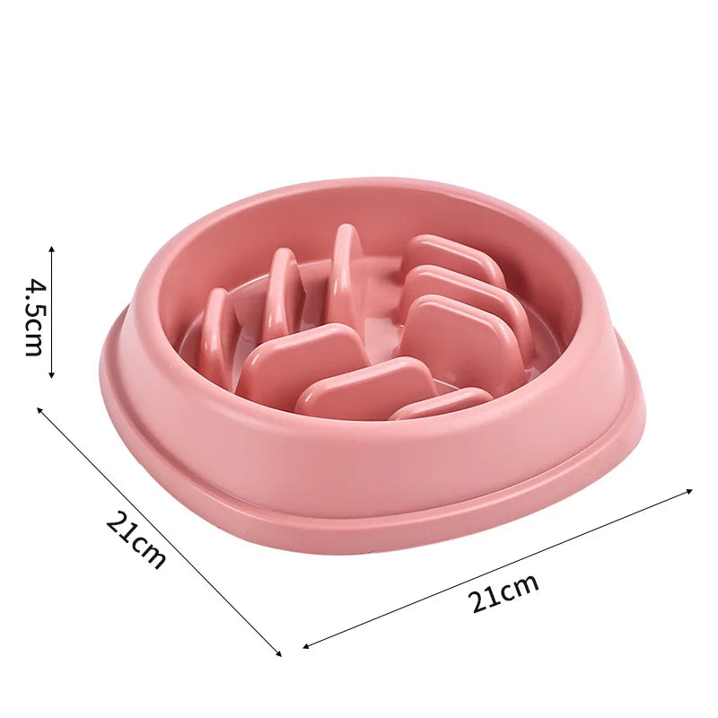 Anti-Choking Slow Feeder Bowl – Large & Non-Slip