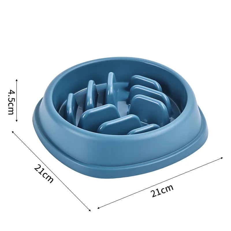 Anti-Choking Slow Feeder Bowl – Large & Non-Slip