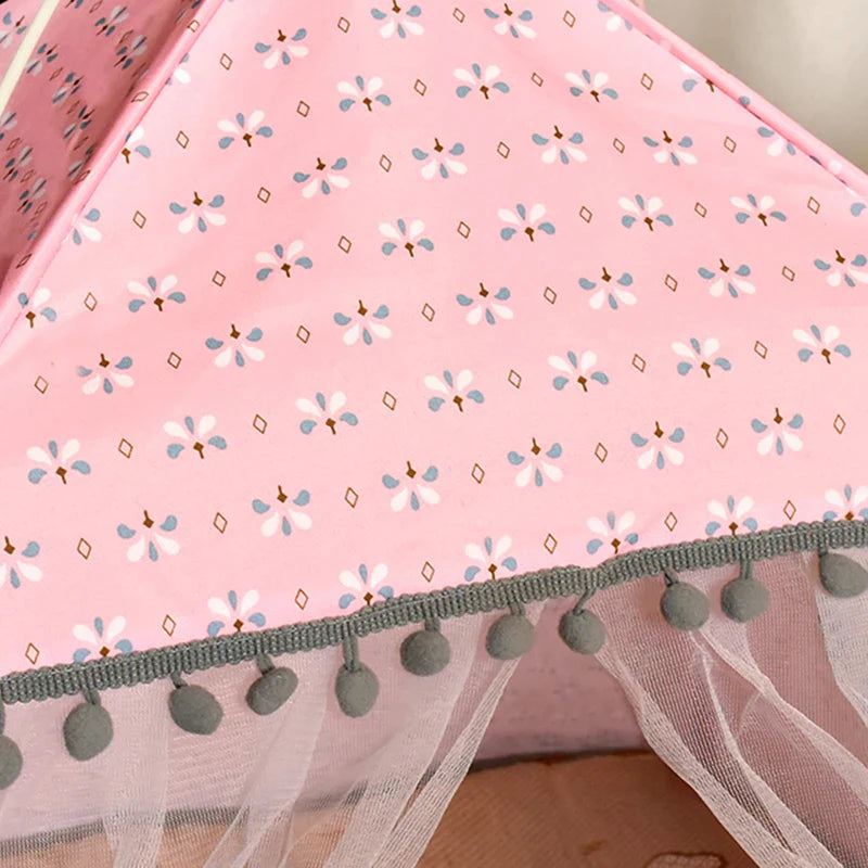 Cat Flower Tent