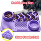 3-in-1 Slow Feeder Dog Bowl – Licking Mat for Anxiety Relief