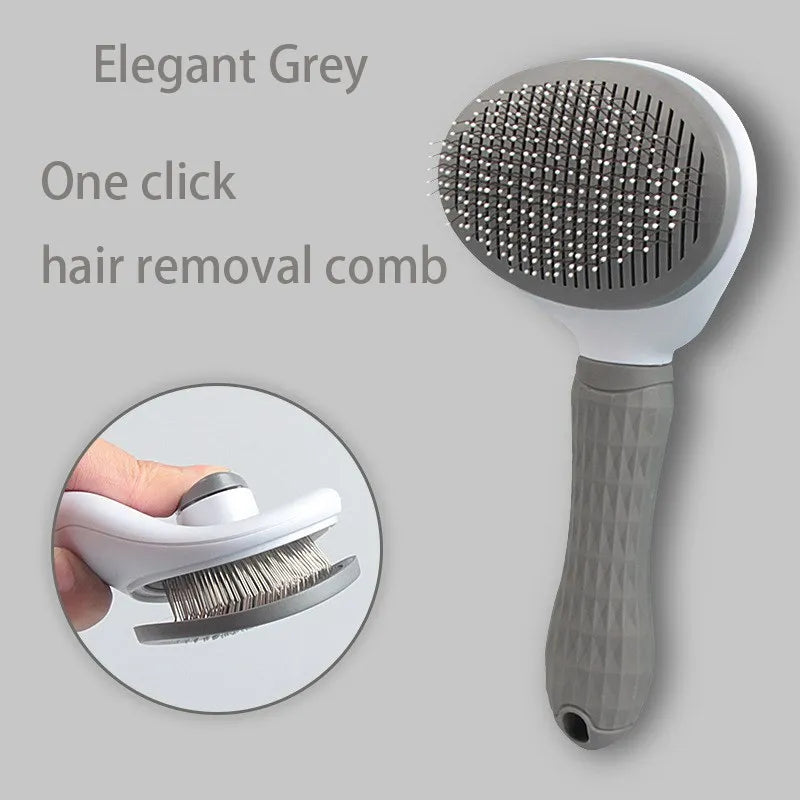 Pet Hair Brush – Grooming Comb for Dogs & Cats, Fur Remover Tool