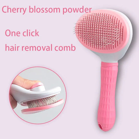 Pet Hair Brush – Grooming Comb for Dogs & Cats, Fur Remover Tool