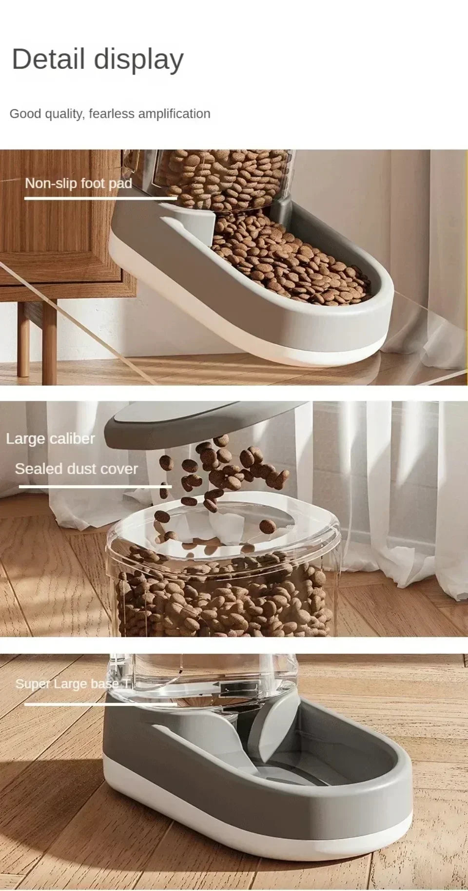 Automatic Pet Feeder & Water Dispenser – Food Bowl for Cats & Dog