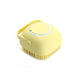 Silicone Pet Bathing Brush – Soft Massager & Cleaning Grooming Tool