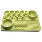 3-in-1 Slow Feeder Dog Bowl – Licking Mat for Anxiety Relief
