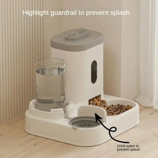 Automatic Pet Feeder & Water Fountain – Large Capacity Storage