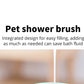Silicone Pet Bathing Brush – Soft Massager & Cleaning Grooming Tool