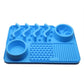 3-in-1 Slow Feeder Dog Bowl – Licking Mat for Anxiety Relief
