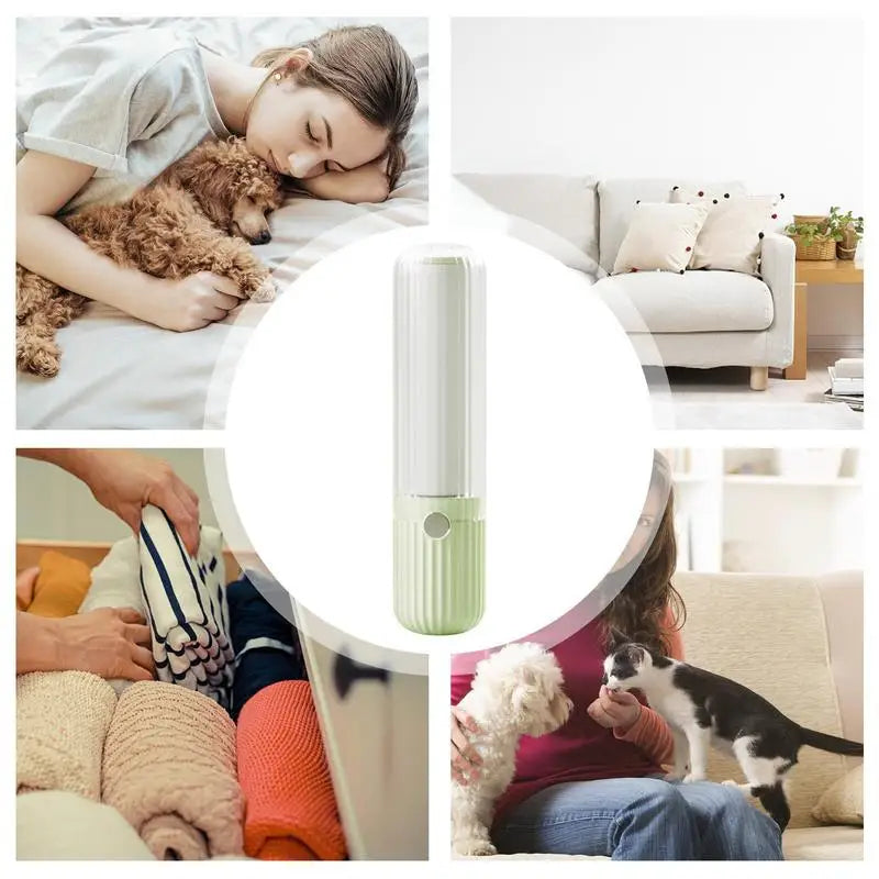 Reusable Pet Hair Roller – Portable Lint Roller with Anti-Slip Handle