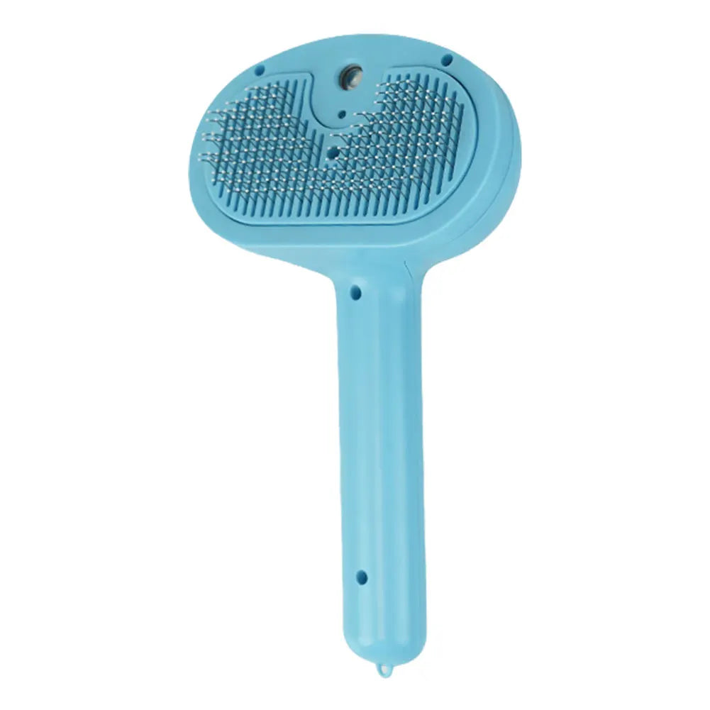 2-in-1 Cat Steam & Hair Remover Grooming Brush