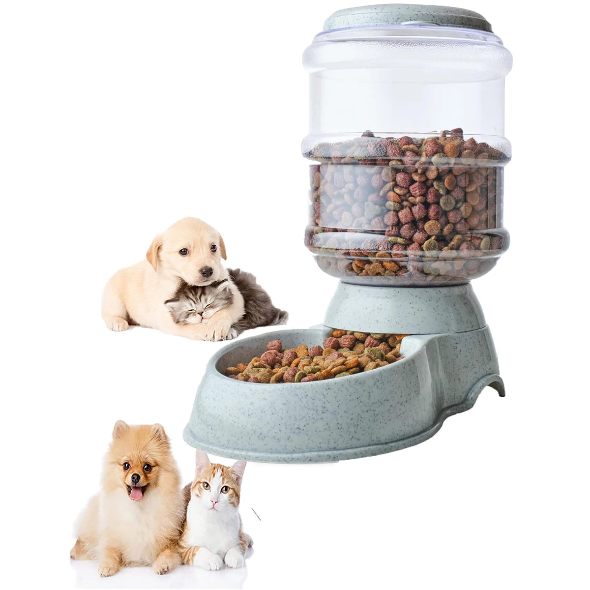 Automatic Pet Feeder & Water Dispenser – Large Capacity